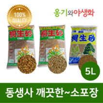 옹기와야생화 동생사 중립 5L 가루제거 깨끗한 소포장