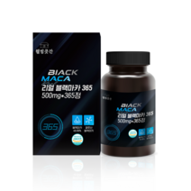 웰빙곳간 리얼 블랙마카 365정, 1병, 365정/500mg/182.5g