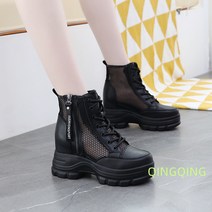 리얼 워커 올봄 워커 2021 봄여름 얇은 여성 앵클부츠 통굽 통굽 Wstug 증정