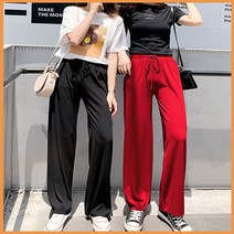 와이드 팬츠 밴딩 바지 스판 골지 여성 추천 하의 옷 의류 의상 스타일 트렌드 대학 생 여친룩 코디 데이트 외출 패션 유행 패셔니스타 미팅 소개팅 룩북 잡화 LS-2015