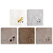 송월타올 빼꼼 150g 수건, 고양이(다크그레이), 1장
