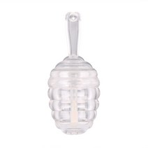 아스케이지 5.5ml 플라스틱 립글로스 튜브 Diy 빈 액체 립스틱 용기 꿀 모양 립밤 병 화장품, Transparent_5.5ml