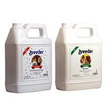 브리더 샴푸/린스 대용량 4L 애견샴푸 강아지목욕, 브리더샴푸 4L, 상세설명 참조