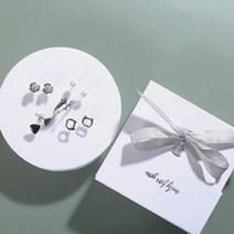 블링포유 귀걸이 4종 + 반지 세트 액세서리 선물