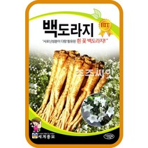 주주씨앗 백도라지 1000립 / 토종 도라지 씨앗 민속채소 뿌리채소 약초 종자 white balloon flower seed, 1개