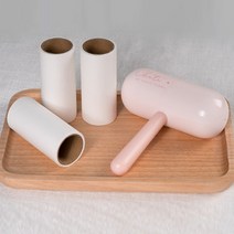 헤호 캡슐형 사선 돌돌이 클리너 핑크세트 (본품+3P세트), 1세트