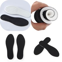 마트498 고탄력 쿠션깔창(265~270) 블랙 골프화 로퍼 등산화깔창 구두깔창 에어 군대 안전화깔창 발편한 풋패드 농