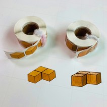 팩토리얼 에듀 쌓기나무 스티커, 나무결 모양