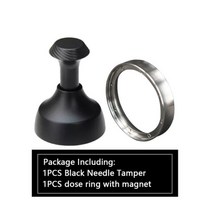 커피 디스트리뷰터 5851mm 스테인레스 스틸 조절 바늘 탬퍼 분배기 58mm 머신, 웨어셋 7