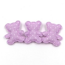 (당일출고) 베어 핀쿠션 바늘꽂이 시침핀꽂이 3개세트-핑크 바이올렛 베이지 3가지색상, 베이지3개