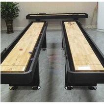 9피트 2.7m 셔플보드 게임 실내놀이 보드게임 오락기, 월넛 - 9피트 2.7미터