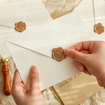 실링왁스 인장 청첩장 초대장 결혼 답례품 스티커, 4실링스티커-트리