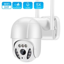 팔로우캠 모션 트래킹 스마트 오토 회전 5mp wifi ip 카메라 야외 3mp ai 인간 감지 자동 추적 ptz 카메라 1080p color ir 야간 투시경 홈 보안 113, 2mp 64g 카드 추가, 협력사, 영국 플러그