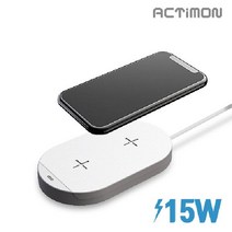 엑티몬 PD 고속 거치 무선 충전패드 MON-15W-SWCP1 15W C타입 케이블미포함