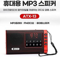 아남 ATX-13 고출력 효도 라디오 스피커 SD 재생기능/TF/부모님선물