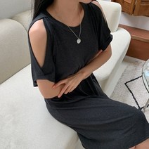 기타 바보사랑[겟잇미]겟잇미 레니 오프숄더 데일리 캐주얼 심플 롱원피스