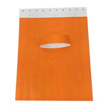 합성 데크 목재 합판 원목 방부목Tyvek-종이 합성 종이 팔찌 회의 스티커 손목 밴드 인쇄 패턴 로고 카드, 06 Orange_01 one size