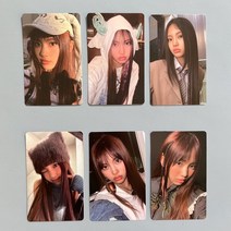 포카 포토카드 시즌그리팅 Kpop 로모 카드 6 개세트 청바지 팬 컬렉션용 OMG 포토 엽서, [05] R