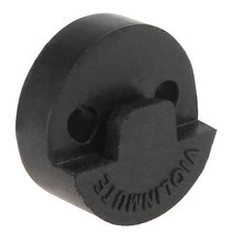 바이올린줄 케이스 입문용 Astonvilla 20x20mm 블랙 경량 내구성 어쿠스틱 원형 고무 바이올린 음소거 소음, 한개옵션0