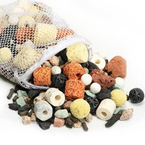 어항 여과제 혼합세트 열대어 필터 수조 정화 정수 필터 수질정화 찌거기 배설물제거, 여과제혼합세트