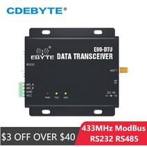 무선 모듈 지그비 433MHz ModBus RS232 RS485 장거리 1km LNA E90-DTU433C17 SMA-K 17dBm 디지털 FEC 고속 연속 전송 IOT 17773