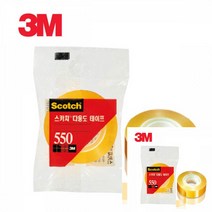 스카치 테이프 550 리필 12MM X 20M 선물포장테이프 학원테이프