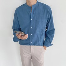 애드매이브 바이오 워싱 린넨 차이나 셔츠(10color)