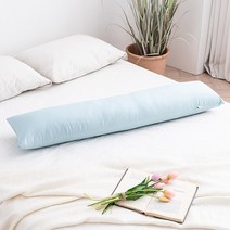[삼익가구] 모노 120cm 일자형 바디필로우 롱쿠션 베개, 민트블루