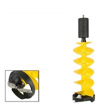 아이스오거 아이스 드릴 얼음낚시 빙어 붕어 얼음깨기, 8인치 그린 - 아이스 드릴