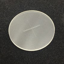 DIV 0.1mm 현미경 접안 렌즈 마이크로 미터 십자선 교정 X = 10 mm 눈금자 측정 안구, 09 Diameter 20.5 mm