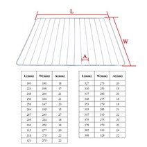 Bbq 그릴 메쉬 시트 그물 와이어 철 도금 전기 오븐 랙 주방 냉각 말린 과일 건조 베이킹 플레이트 트레이, [11] 318x278mm, 11 318x278mm