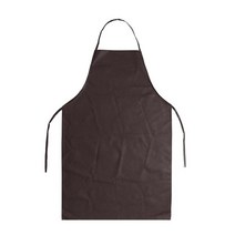 PU 가죽 용접 앞치마 장비 용접기 보호 단열 앞치마 용접 Anti-scalding 앞치마 작업 보호 의류, 갈색, 1개