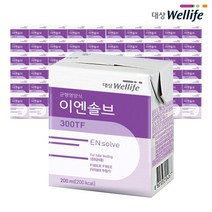 대상Wellife 이엔솔브 300TF 60팩(30팩입 2box) 경관급식, 200ml, 2개