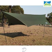 마운틴인스포츠 헥사 타프 Olive 타프, 없음