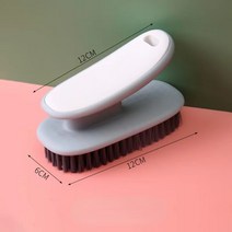 신발 광택 Detachable Household Shoe Washing Brush Soft Hair White Collar Cleaning Plate Set Polisher, 한개옵션1, 05 Grey laundry brush