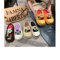 혜우 eva 플라워 실내외겸용 미끄림방지 슬리퍼