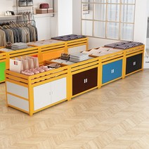 이동식 행사 매대 접이식 조립식 옷가게 백화점 행사, 상세이페이지 참고, 오렌지 120x80x80cm