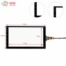 컴퓨터 부속 7 인치 터치 스크린 P/N FD101GS0035A-FPC-V02 GPS 자동차 네비게이션 DVD 라디오 용량 성 디지타이저 센서 유리 패널, [01] Black