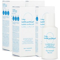 데일리원더 얼굴 각질 제거 LHA 3단 버블 고마쥬 필링젤, 4개, 50ml
