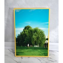 엘앤디 컬러액자 - 모던 감성 나무, 검은색, 1개