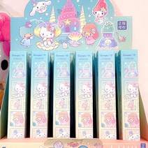 산리오 0.5mm 랜덤볼펜 민트박스 + 추가구성 쿠로미 폼폼푸린 시나모롤 마이멜로디 매로피 트윈스타 헬로키티
