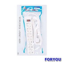 ForU531 오성접지 6구3호 여행준비물 전기 콘센트 차단기 멀티 충전기