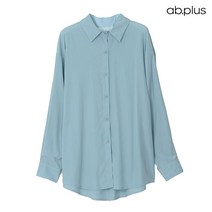 에이비플러스 ab.plus 베이직 무지 카라 블라우스 (LSX1MB46A)