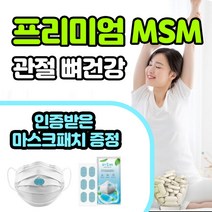 에스앤 프리미엄 MSM 엠에스엠 관절 영양제, 2개, 120정
