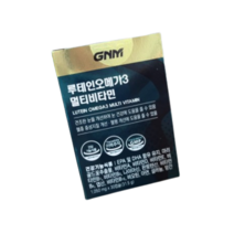 GNM 루테인오메가3 멀티비타민 1050mg 30캡슐 [4개]