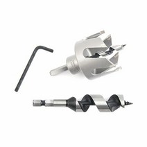 TCT 실린더 기리세트 56x23mm 목문 손잡이 보링, 단품