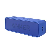 Anker Soundcore 휴대용 Bluetooth4.2 스피커 24시간 연속 재생 가능 [듀얼 드라이버무선 스피커내장 마이크 탑재](블루)