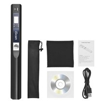 북스캔 USB Iscan 이미지 스캐너 A4 크기 휴대용 소형 문서 900 인치 당 점 LCD 디스플레이 지원 JPG/PDF, 01 Iscan