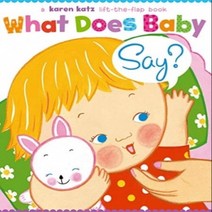 [개똥이네][중고-중] What Does Baby Say?: A Lift-The-Flap