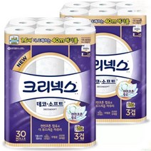 코스트코 크리넥스 데코&소프트 3겹 화장지 40Mx30롤x2ea, 2팩